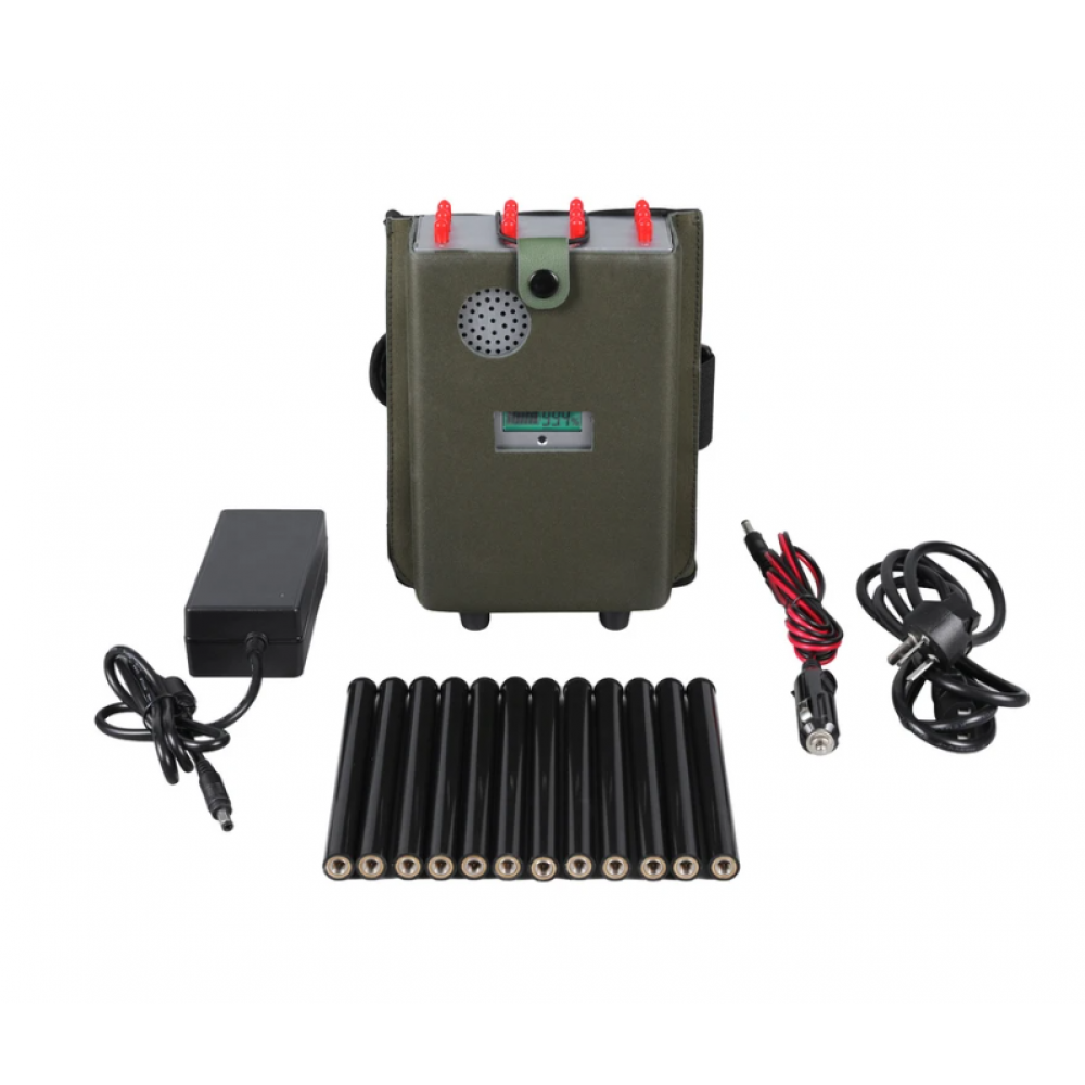 Мощная глушилка 1290B - 12 каналов - 37 Ватт радиус действия 5-30 метров