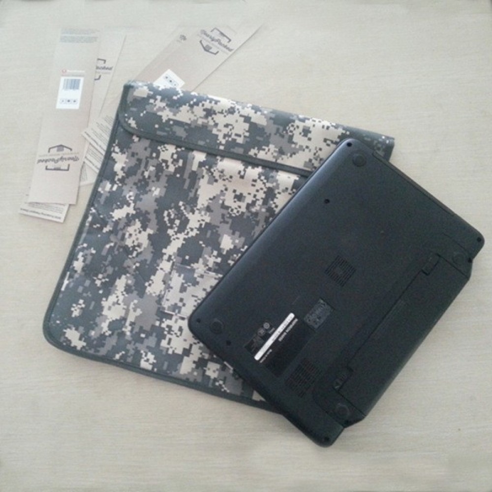 Чехол Фарадея для IPad, планшетов GLUSHI-BAG-05 камуфляж-пиксель (12,9 дюйма). 29*22.5 см