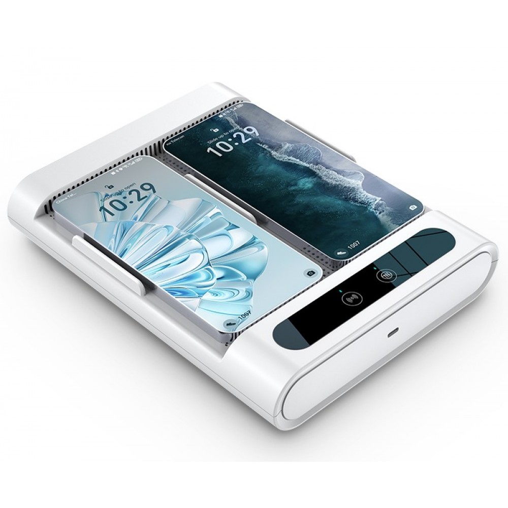 Підставка для телефонів із зарядкою та захистом від запису й прослуховування — пристрій для блокування диктофонів. 24 ультразвукові випромінювачі