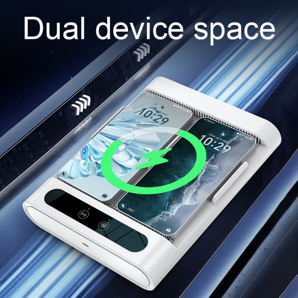 Підставка для телефонів із зарядкою та захистом від запису й прослуховування — пристрій для блокування диктофонів. 24 ультразвукові випромінювачі Підставка для телефонів із зарядкою та захистом від запису й прослуховування — пристрій для блокування диктофонів. 24 ультразвукові випромінювачі