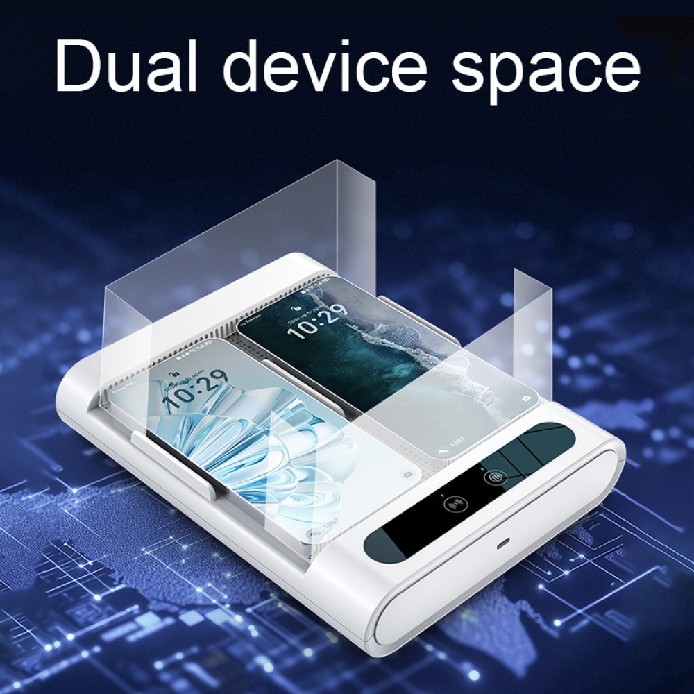 Підставка для телефонів із зарядкою та захистом від запису й прослуховування — пристрій для блокування диктофонів. 24 ультразвукові випромінювачі Підставка для телефонів із зарядкою та захистом від запису й прослуховування — пристрій для блокування диктофонів. 24 ультразвукові випромінювачі