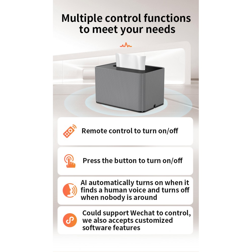 Офісний ультразвуковий придушувач диктофонів - серветниця. XP60 - 54 випромінювача.