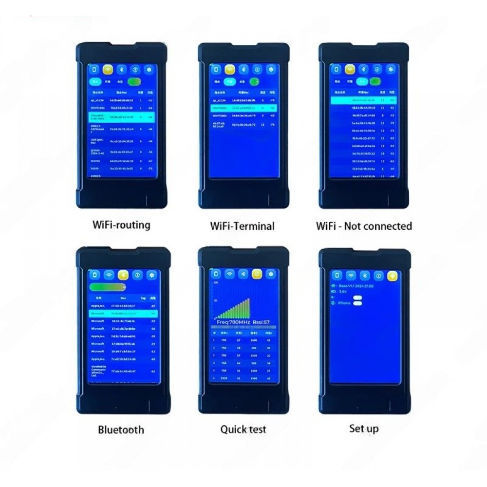 Професійний високоточний портативний детектор бездротових сигналів 1-6ГГц Premium класу XXT-DT-Pro Професійний високоточний портативний детектор бездротових сигналів 1-6ГГц Premium класу XXT-DT-Pro